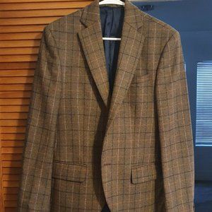 Jack Wills Blazer Jacket English Tweed 100% Wool M